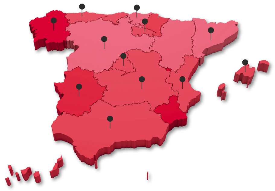 Mapa político de España